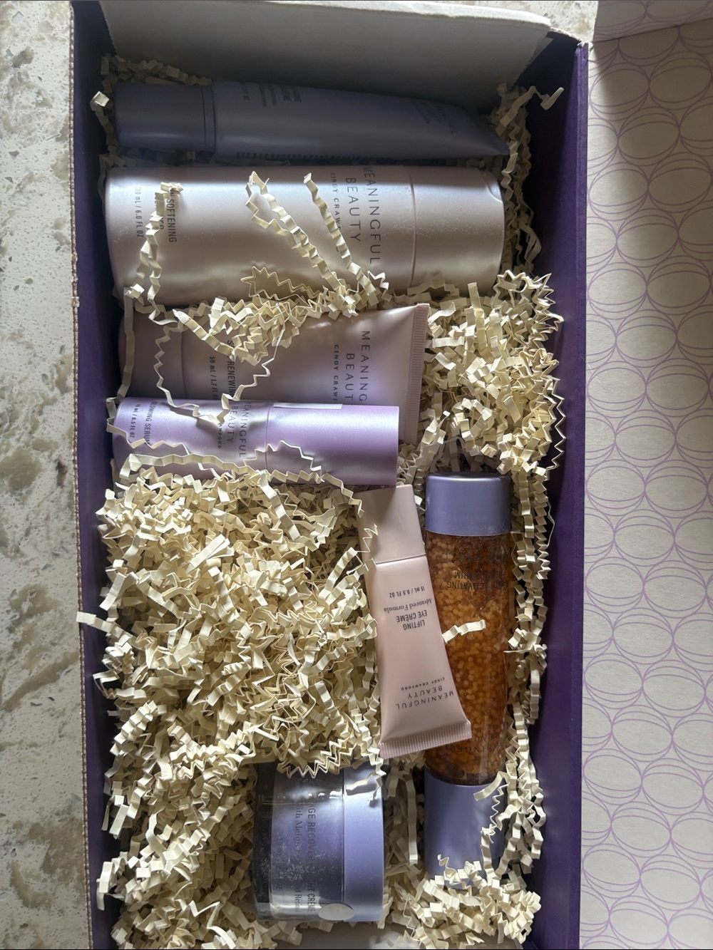 Meaningful Beauty Lavender & Purple Bath & Body Gift Set
